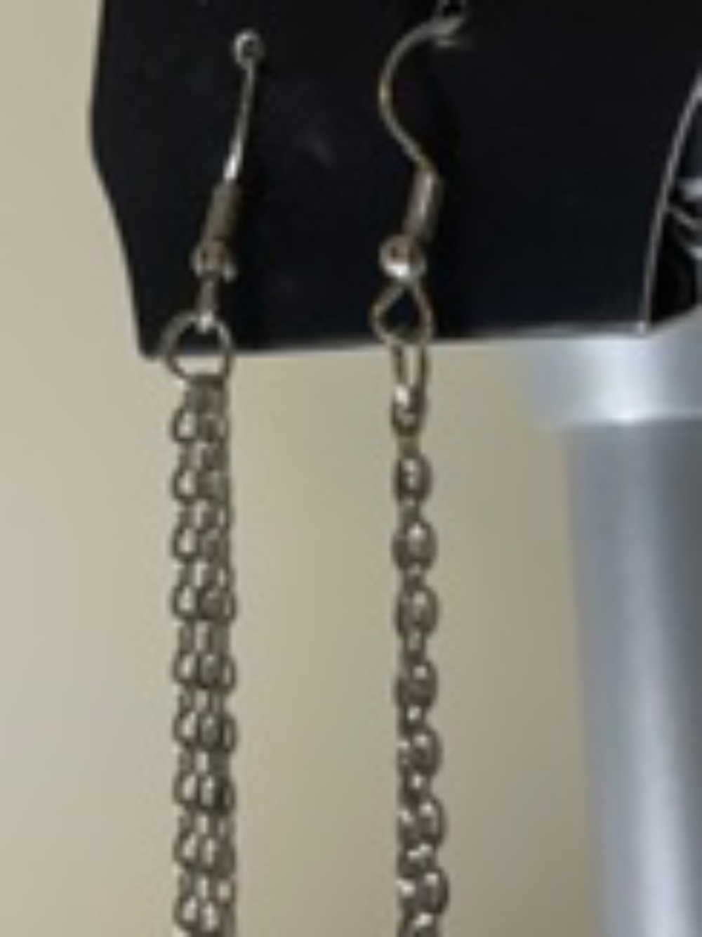 NWT Delicate Cascading Chains Earrings